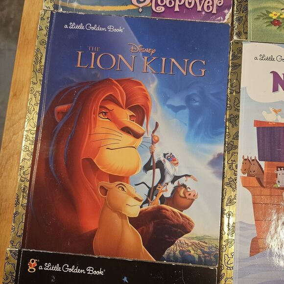 Little Golden Books Lot of 10 Bambi Jurassic Lion PAW Patrol WallE Moana Iron Ma - Picture 9 of 12